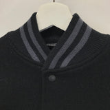 OFFERS OK! [L/XL] Futura Laboratories Pointman Wool / Leather Varsity Jacket Black