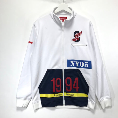 [XL] Supreme 'Polo S Wing' 2005 Track Jacket White