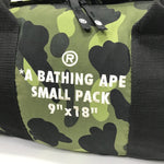 [S] A Bathing Ape Bape Camo Mini Duffle Bag Green
