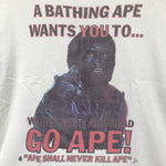 [L] A Bathing Ape Bape Vintage '90s Go Ape Tee (Oneita)