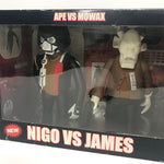 A Bathing Ape Bape x Mo Wax (UNKLE) Vintage James vs Nigo Figure Set