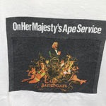[L] A Bathing Ape Bape Vintage '90s On Her Majesty's Service (Oneita)