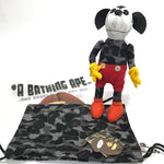 DS! A Bathing Ape Bape x Disney Stuffed Animal Full Set ( Pooh Mickey Minnie Donald Duck)