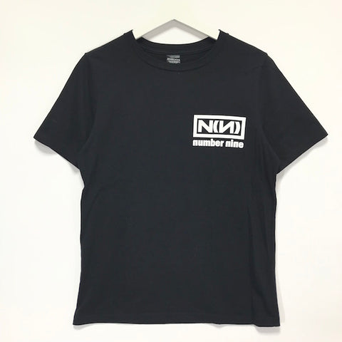 [M] Number Nine NIN Logo Tee Black