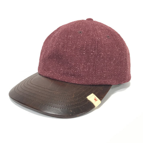 [M/L] Visvim Excelsior Cap Wool / Kangaroo Leather Hat
