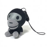 DS! A Bathing Ape Bape Baby Milo Stuffed Keychain Screen Cleaner Black
