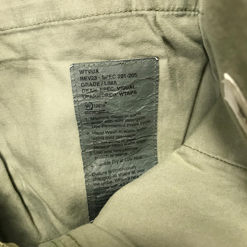 L] WTaps Jungle Chopped Ripstop Cotton Shorts Beige
