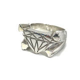 Undercover Vintage Diamond Bones Silver Ring