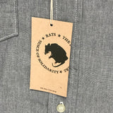 [L] Rats Western Chambray L/S Shirt Grey
