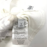 [S] Visvim Blanket Pocket Tee S/S Indigo Pattern White