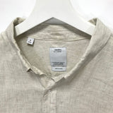 [L] Visvim Albacore Linen Check LS Shirt Beige