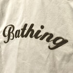 [M] A Bathing Ape Bape Vintage Baseball Jersey Beige