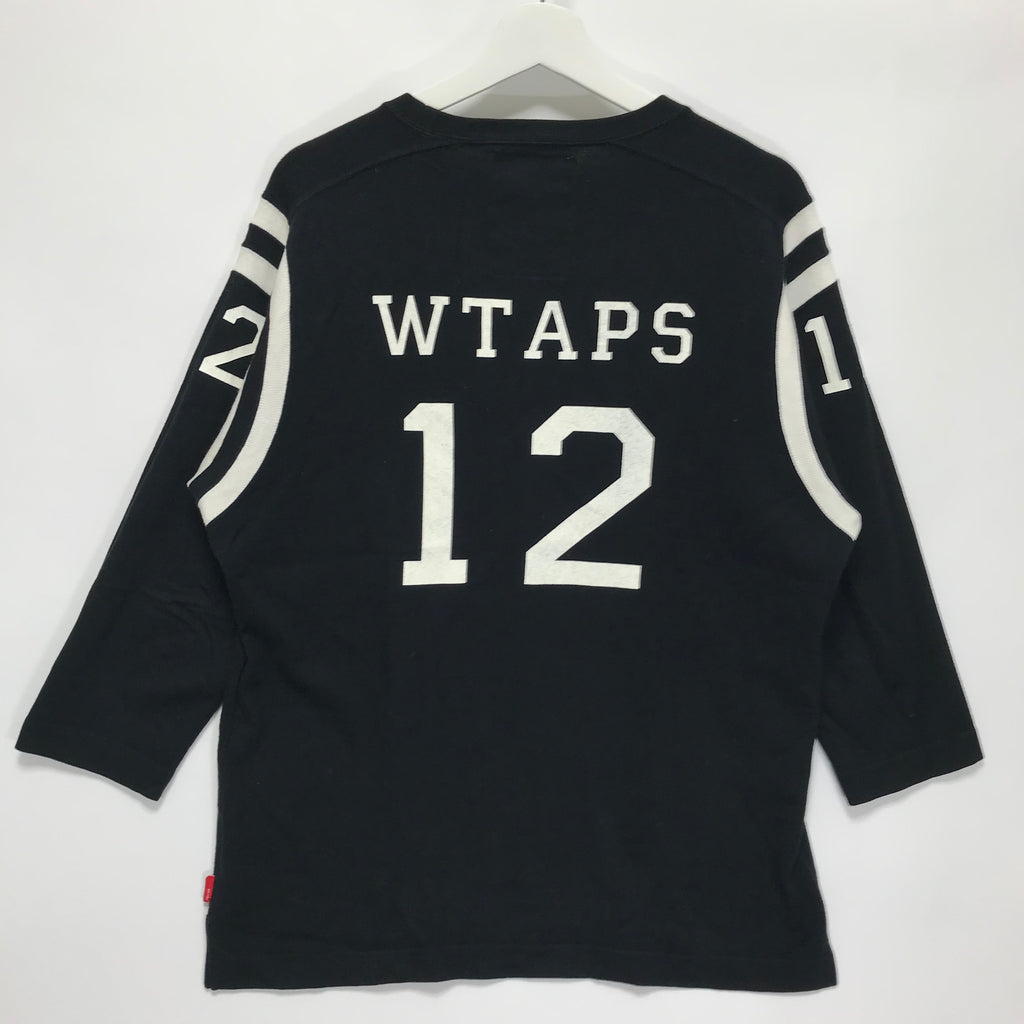 XL] WTAPS QB 3/4 TEE BLACK – StylisticsJapan.com