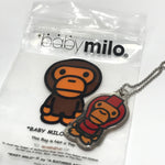 DS! A Bathing Ape Bape Baby Milo Vintage PVC Keychain Red