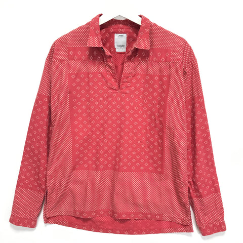 [S] Visvim Kerchief Dot Tunic Shirt Red