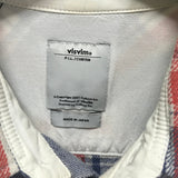 [S] Visvim 11AW Black Elk Flannel L/S Shirt White