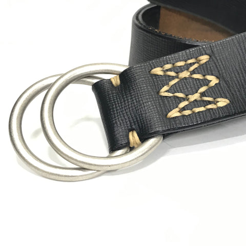 30] Visvim Leather Double Ring Belt – StylisticsJapan.com
