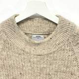 [M] Visvim Mock Neck Woven Sweater Wool Beige