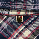 [M] Visvim Black Elk Giza Flannel L/S Shirt Navy