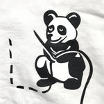 [M] A Bathing Ape Bape Zozo Exclusive 1/4000 Panda Full Zip Hoodie White