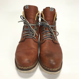 [9] Visvim Zermatt Boots Folk Leather Brown