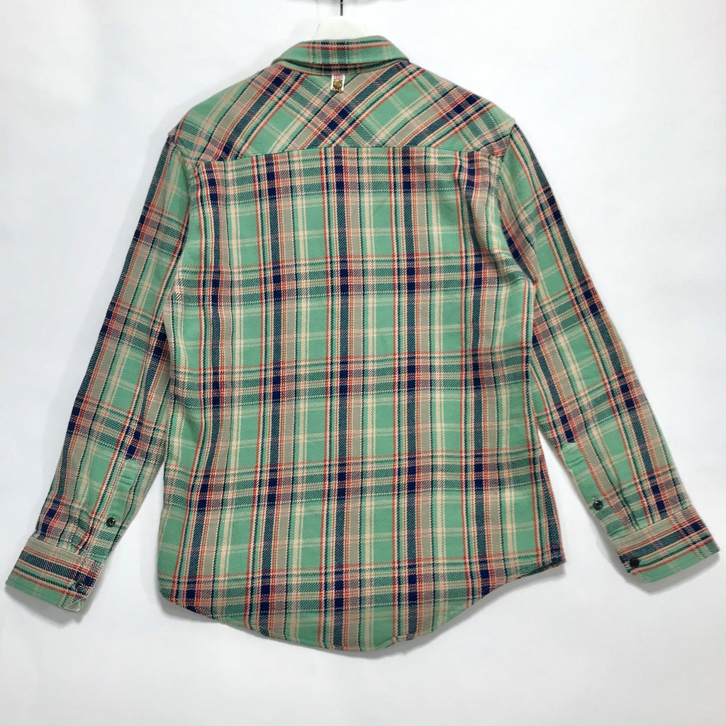 Mossimo Clothing green and black flannel. Oversized