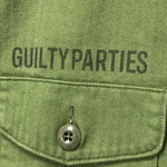 [XL]  Wacko Maria Guilty Parties Paradise Herringbone Cotton BDU Shirt