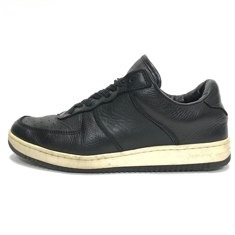 [10] Supreme Vintage Downlow Leather Shoes Black