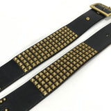 [M] Rats x HTC Way of Life Leather / Brass Studded Belt