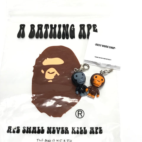 DS! A Bathing Ape Bape Vintage Baby Milo Keychain Set