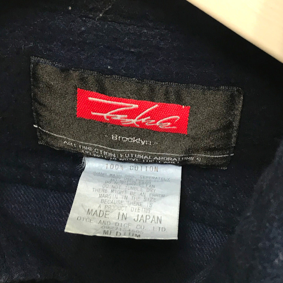 [M] Futura Laboratories Overdye Flannel Check Shirt Indigo ...