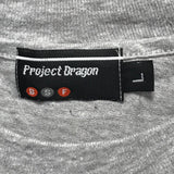 [L] Project Dragon (Futura Stash) Vintage Tee Grey