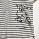 [M] Futura Laboratories Pointman Striped Polo Shirt