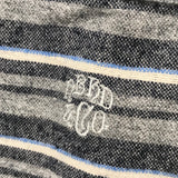 [M] Neighborhood 13SS McKay Blanket Shirt Blue Stripe