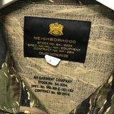 [L] Neighborhood 16SS Souvenir Tiger Camo Ripstop Cotton Jacket