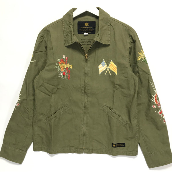 M] Neighborhood 16SS Souvenir Ripstop Cotton Jacket Olive