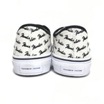 [8] DS! Number Nine Fender Logo Canvas Sneaker White