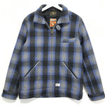 [L] WTaps 09AW Melton Wool Grease Jacket Blue