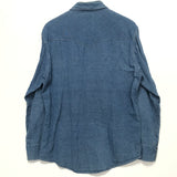 [L] Visvim 15AW Western Cotton/Linen Chambray Albacore Shirt