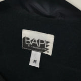 [M] A Bathing Ape Bape Nested Logo Coach Jacket Black