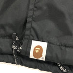 [M] A Bathing Ape Bape Nested Logo Coach Jacket Black