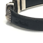 Goro's Leather Double Silver Concho Bracelet Black ゴローズ　Wカンブレス　黒