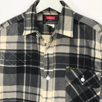 [M] Futura Laboratories Flannel Check Shooting Shirt Black