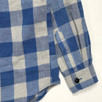 [M] Futura Laboratories Flannel Buffalo Check Shirt Blue