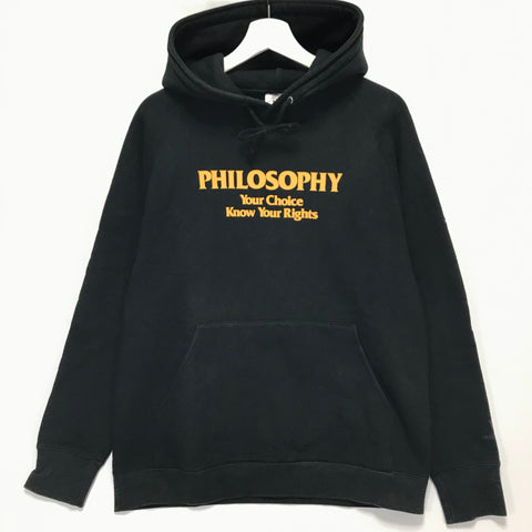 [L] WTaps Philosophy Store Limited Pullover Hoodie Sweatshirt Black