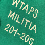 [L] WTaps 08AW Hell Week Souvenir Zip Up Hoodie Green