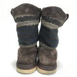 [9] Visvim 11SS Wabanaki Boots Folk Blanket Dk Brown