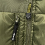 [L] WTaps 4-Way Ripstop Nylon Down Puffer Jacket / Vest Olive