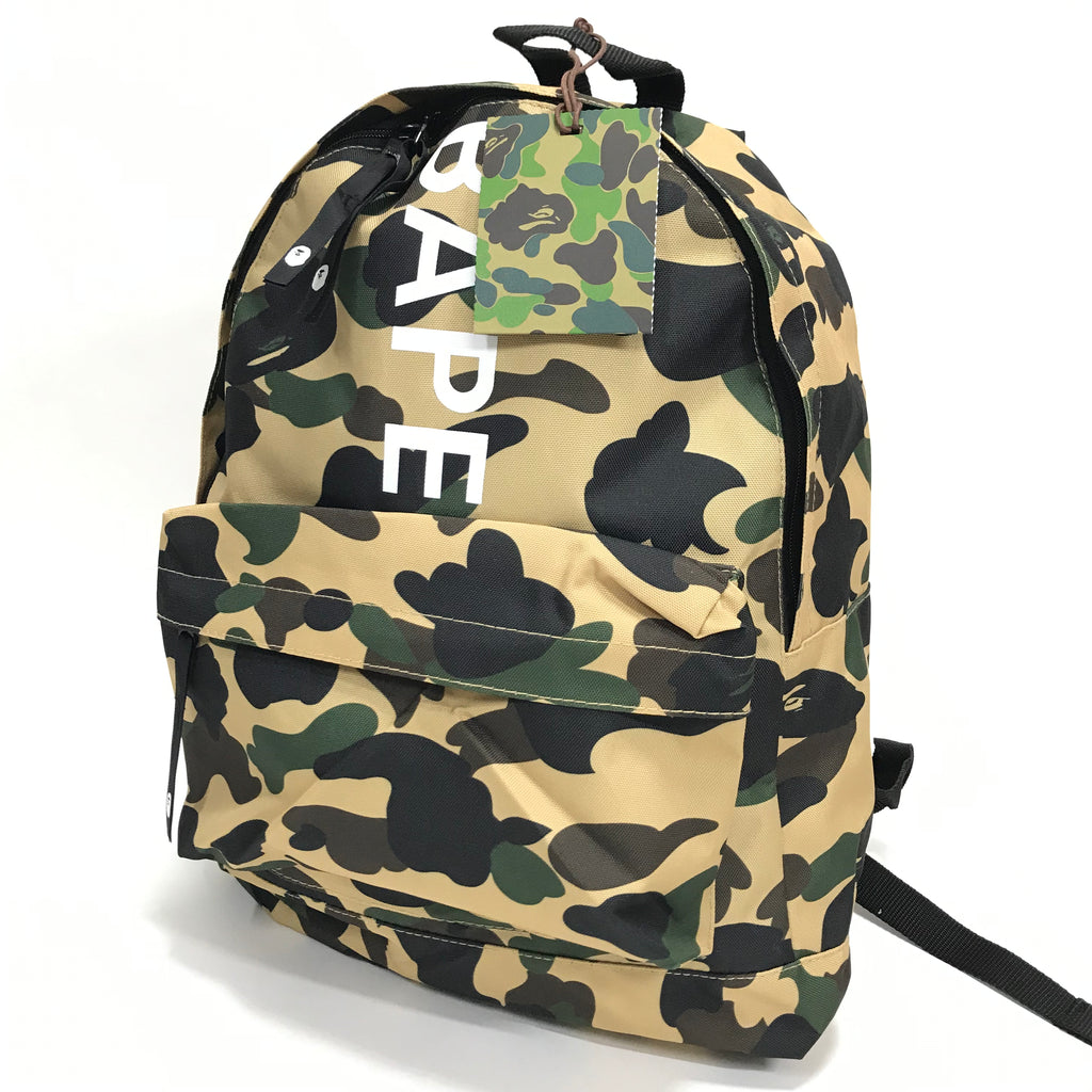 Bape Bape Shark Camo Blue Backpack