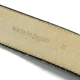 [M] A Bathing Ape Bape Nested Logo Leather Belt
